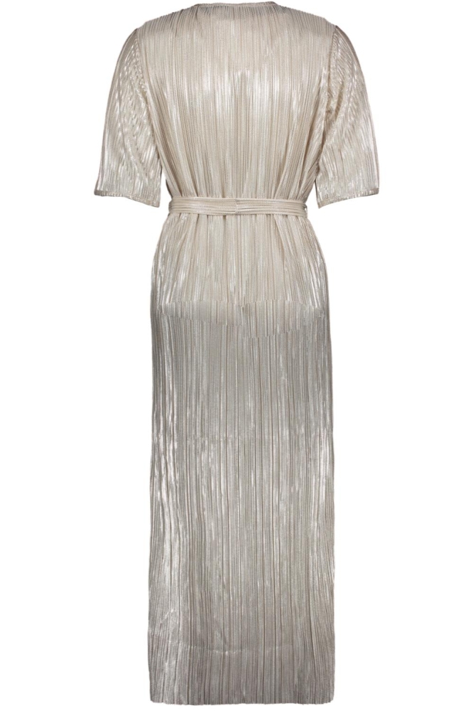 VMDUVI 2/4 V-NECK 7/8 DRESS JRS BTQ 10334191 SILVER COLOUR